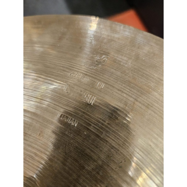 Vintage Zildjian Old Stamp I 13" Hi-hat_1