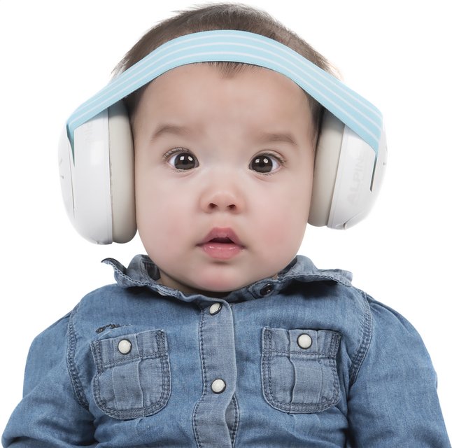 Alpine - Muffy høreværn til baby, blå - Slagtøj
