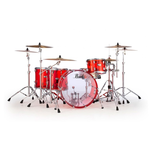 Pearl Crystal Beat Rock - Ruby Red