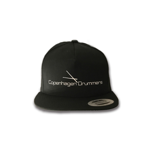 Copenhagen Drummers - Snapback Cap Logo Sort/Hvid